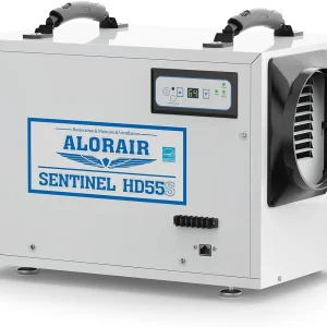 Alor Air Solutions Sentinel HD55 White Crawl Space Dehumidifier (AABO1LWA8137)