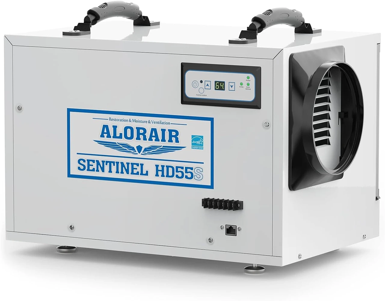 Alor Air Solutions Sentinel HD55 White Crawl Space Dehumidifier (AABO1LWA8137)