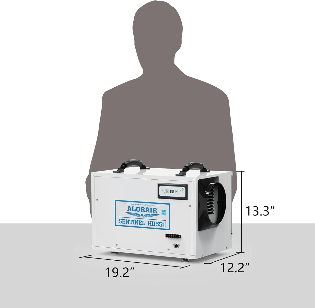 Alor Air Solutions Sentinel HD55 White Crawl Space Dehumidifier (AABO1LWA8137) — product image 5