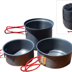 Alpine Mountain Gear Hard Anodized Cookset - Mt. Summit Gear (MSGCKSET/M)
