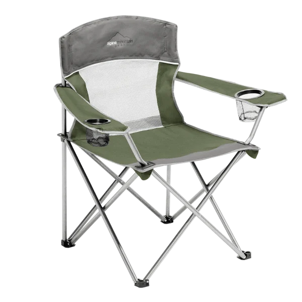 Alpine Mountain Gear Mega Mesh Chair - Green (AMG-MMM/GRN)