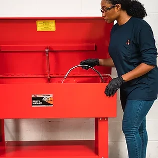 American Forge & Foundry 40-Gal Industrial-Duty Parts Washer (31400B) — product image 4