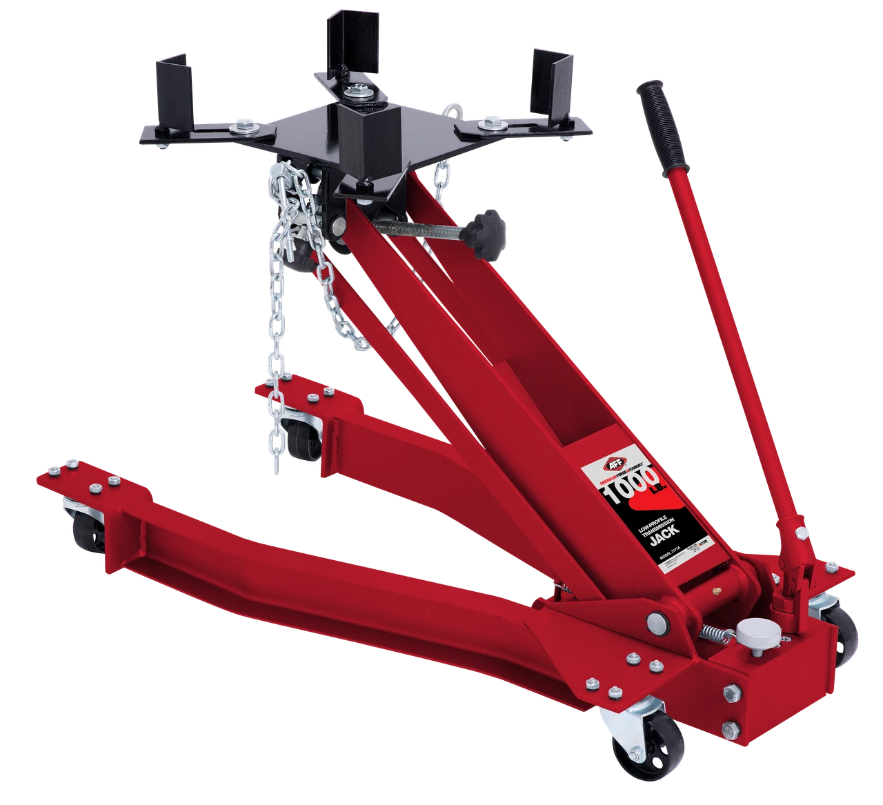 American Forge & Foundry 1000LB Low Profile Transmission Jack (3171A)