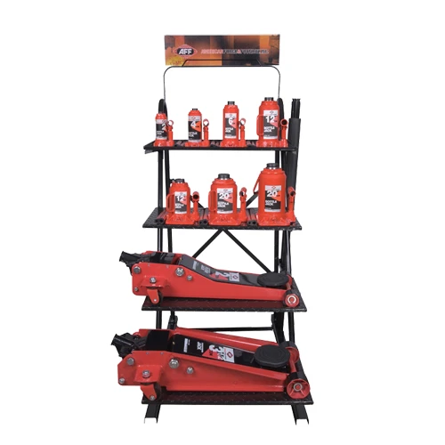 American Forge & Foundry 4-Shelf Industrial Waterfall Display (350D1)