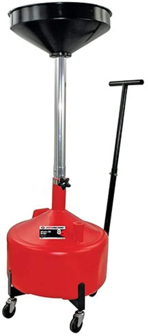 American Forge & Foundry 8-Gal Waste Oil Drain w/Metal Trolley (8870)