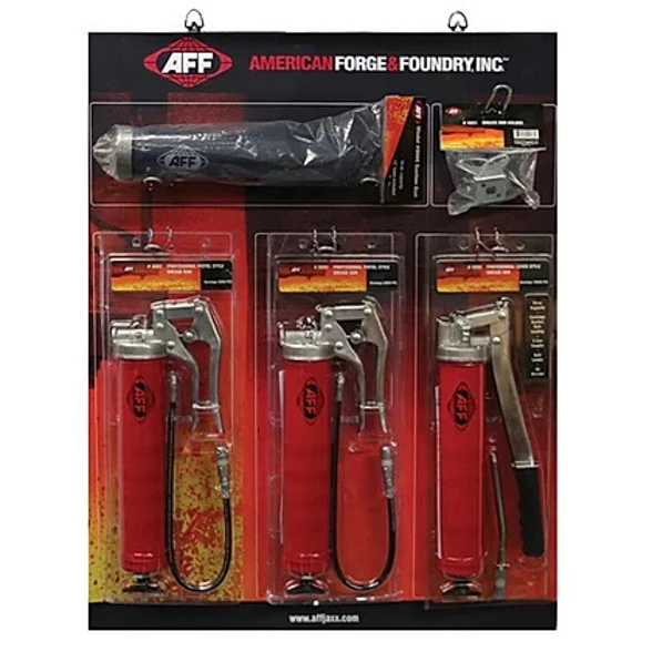 American Forge & Foundry Grease Gun Display (8901)