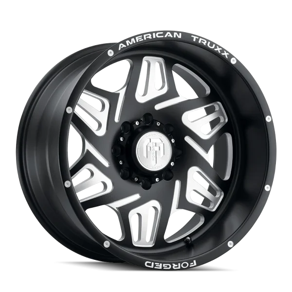 American Truxx Forged Orion ATF1908 Matte Black Milled Wheels