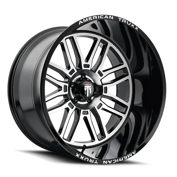 American Truxx Restless AT1915 Black Machined Wheels