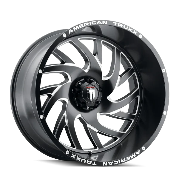 American Truxx Xclusive AT1907 Satin Black Milled Wheels