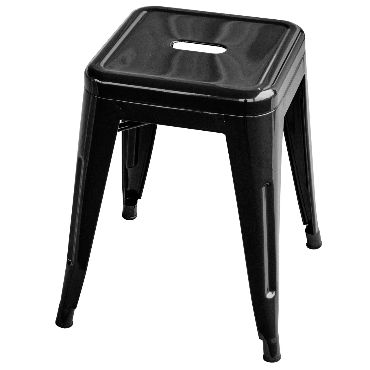 AmeriHome BS18BLKSET Loft Black 18 Inch Metal Bar Stool - 4 Piece — product image 3