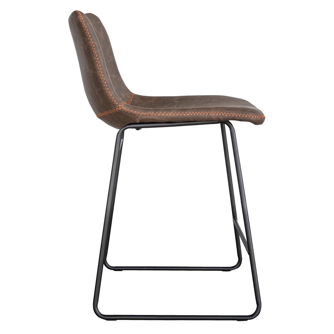 AmeriHome BSLC24CSET Classic Faux Leather 24" Counter Height Chair Set - Coffee — product image 5