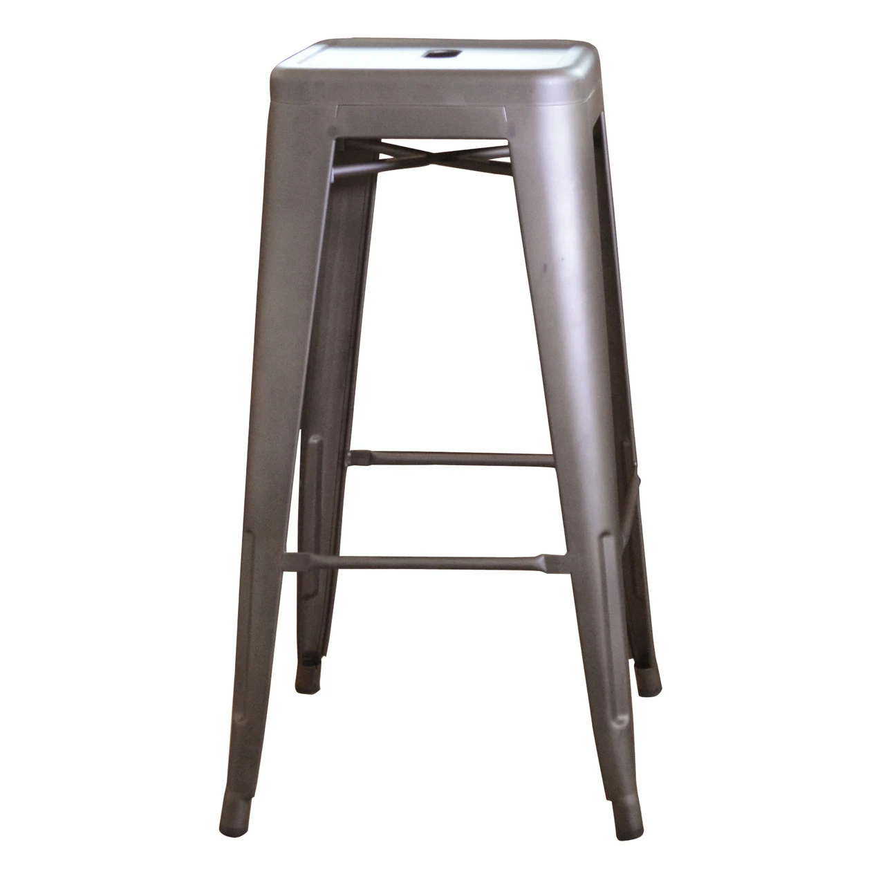 AmeriHome BSMETAL3PK Loft Gun Metal 30 inch Metal Bar Stool - 3 Piece — product image 3