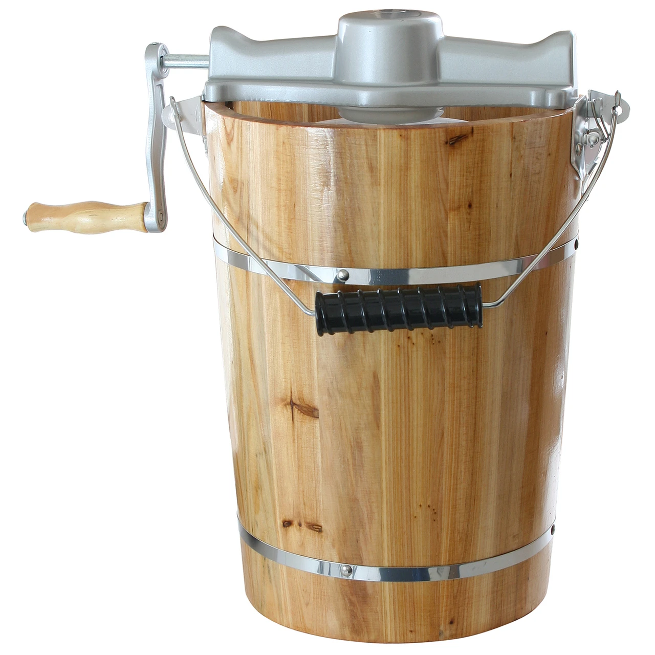 AmeriHome 6-Quart Old-Fashioned Ice Cream Maker (ICM6C) — product image 2