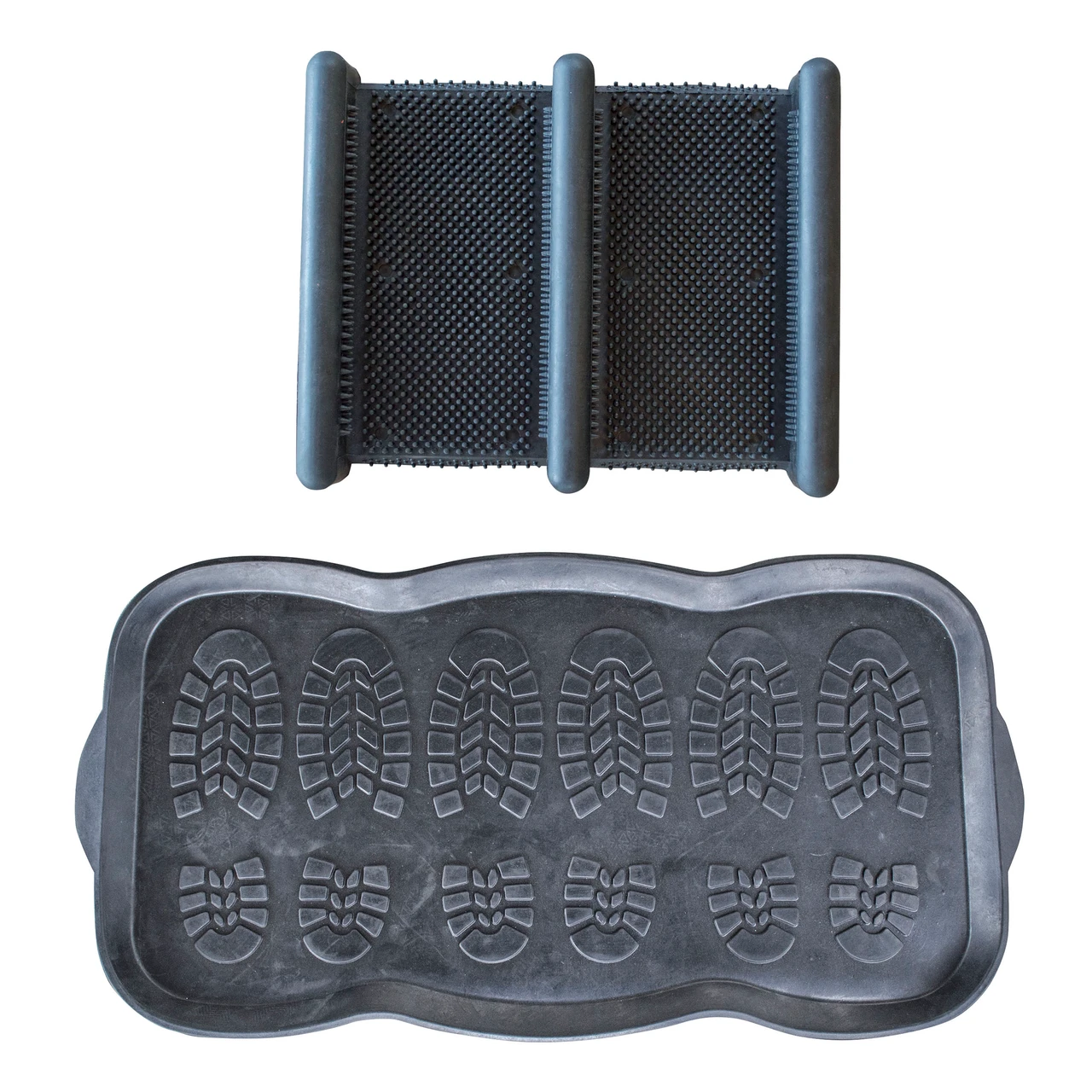 AmeriHome RBSMKIT Rubber Boot Scrap Mat and Rubber Boot/Shoe Mat