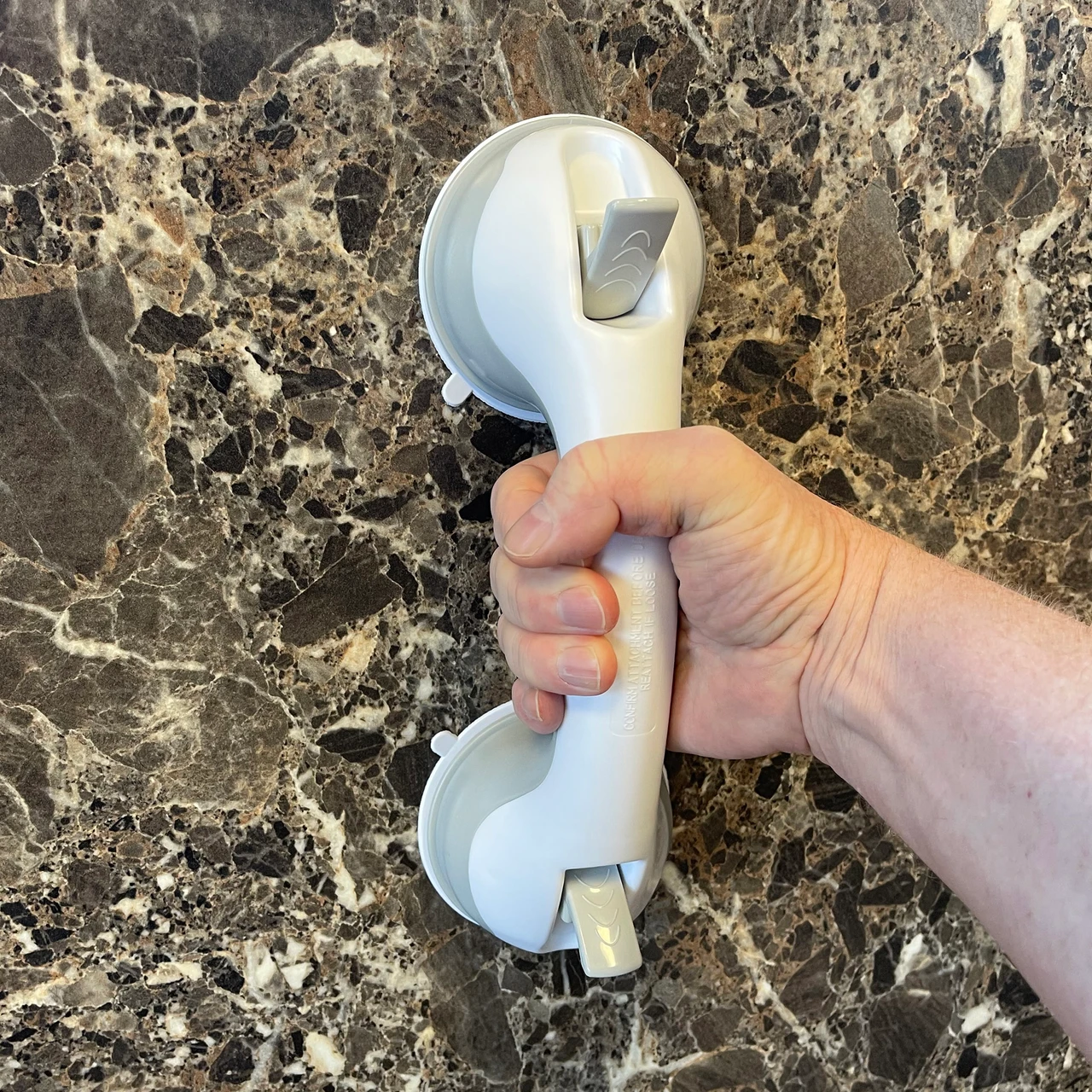 AmeriHome SGBSET12 12 in. Repositionable Suction Grab Bar - 2 Piece Set — product image 2