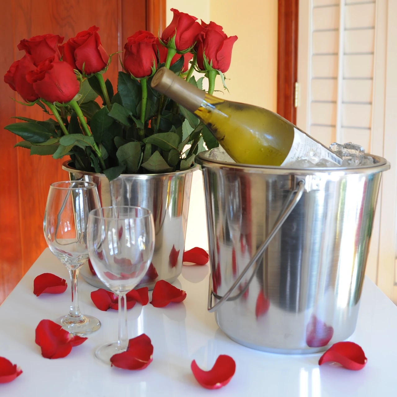AmeriHome Extra Large Stainless Steel Bucket Set (SSB528SET) — product image 2