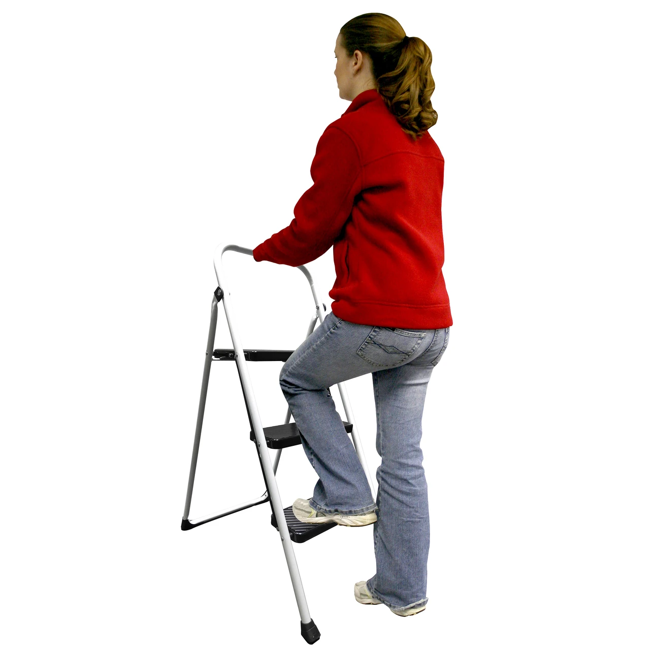 AmeriHome STL3STP Three Step Folding Utility Step Ladder — product image 2