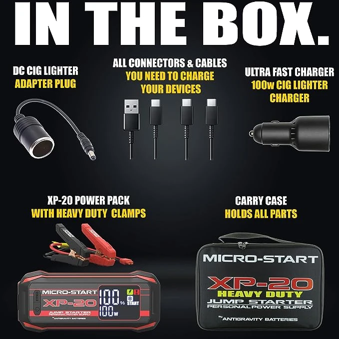 Antigravity Batteries Micro-Start Heavy Duty Lithium Jump-Start (AG-XP-20-HD) — product image 6