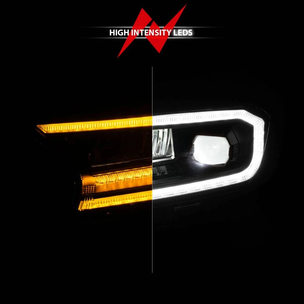Anzo USA 19-23 Ranger Black Headlights w/DRL & Initiation (ANZ111613) — product image 5