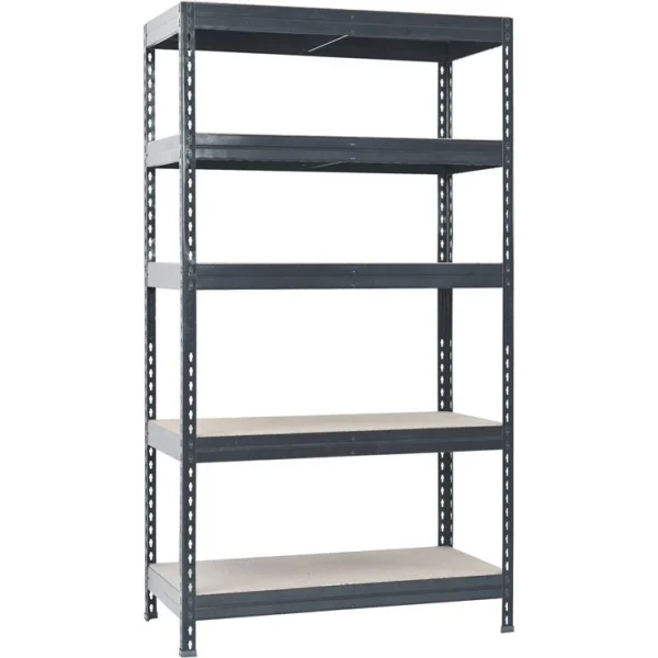 AR Shelving 35.4"x18"x71" Matte Dark Gray 5-Shelf (TR18C505KGEDD9G00)