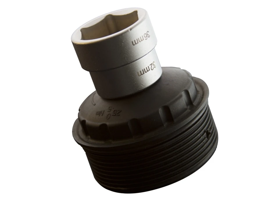 Assenmacher 23236 32mm & 36mm Double Female Oil Filter Socket — product image 3