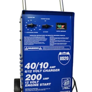 Associated US20 Wheel Charger Analyzer (6-12V, 40-40-10 Amps, 200A Boost)