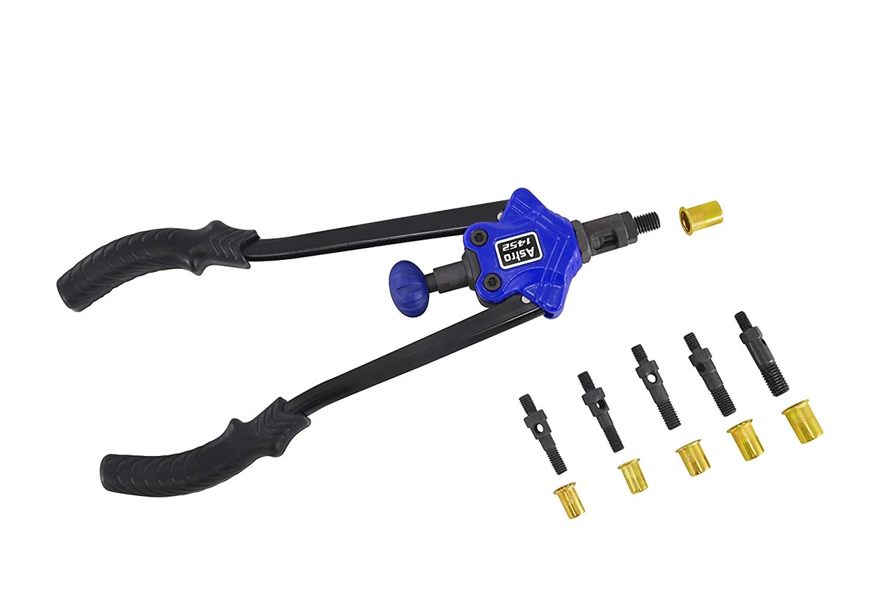 Astro Pneumatic XL Nut Thread Setting Hand Riveter Kit (1452)