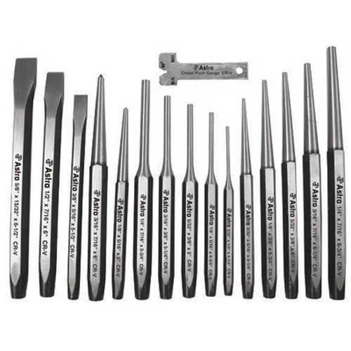 Astro Pneumatic 16 Piece Punch and Chisel Set with CR-V Material (1600)