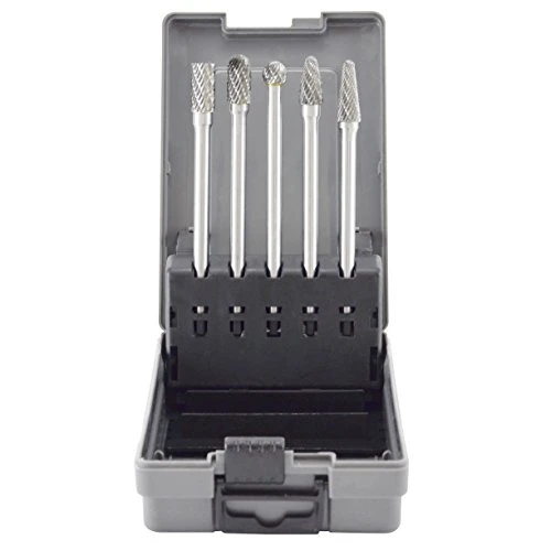 Astro Pneumatic 5 Piece Long Double Cut Carbide Burr Set Tungsten Carbide (2185) — product image 3