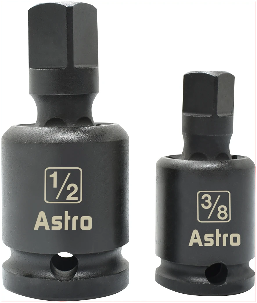 Astro Pneumatic Pinless Universal Joint Impact Adapters 3/8" & 1/2" Drive (78342)