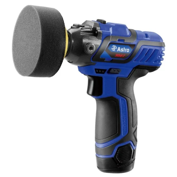 Astro Pneumatic 12V 3" Mini Cordless Pistol Polisher with Two Batteries (3027)