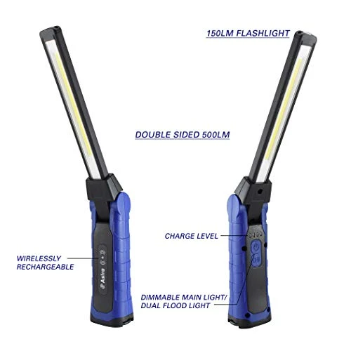Astro Pneumatic 500x2 Lumen Folding Double Sided LED with Charging Pad (52SLC) — product image 3