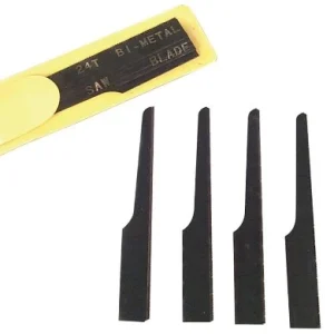 Astro Pneumatic 5 Piece Saw Blade Set 24 Teeth Per Inch with Yellow Sleeve (5SAW)