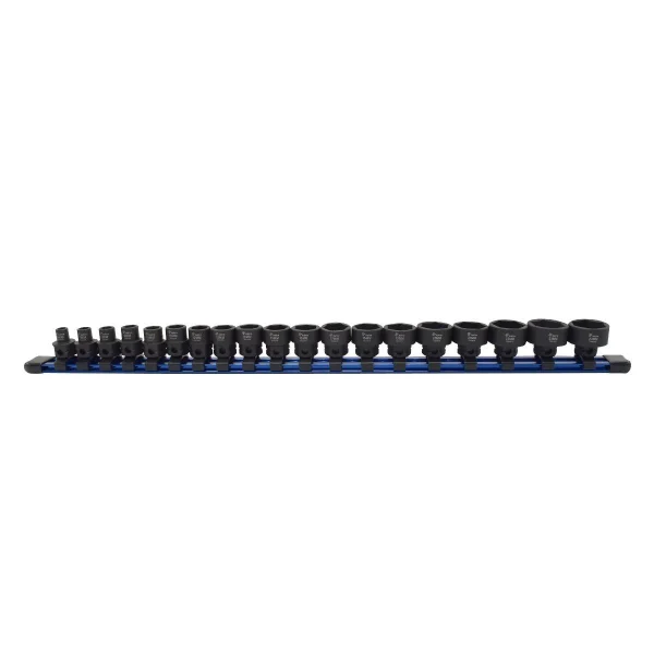 Astro Pneumatic 19-Piece 3/8" Drive Low Profile Nano Impact Socket Set (78319)