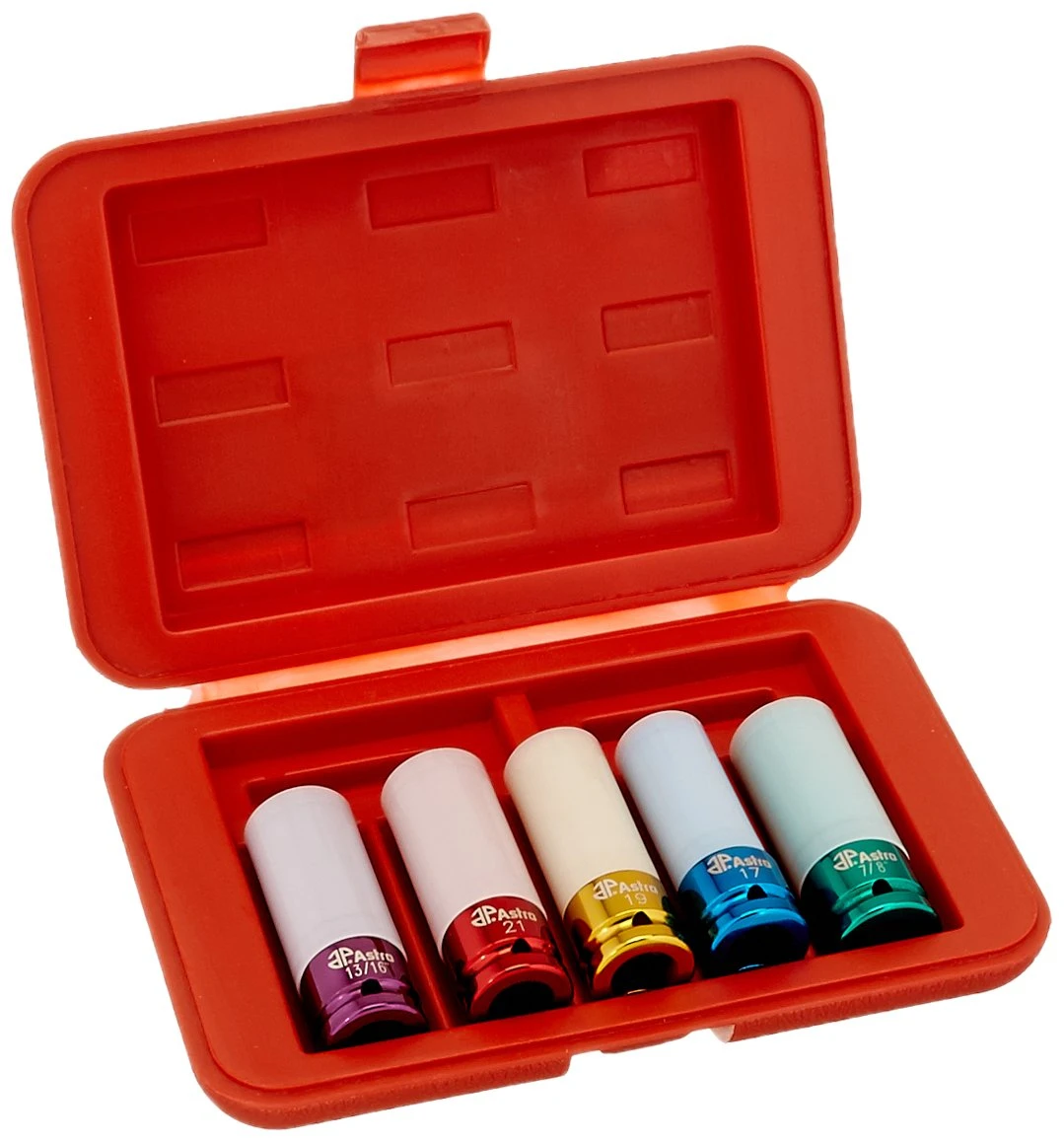 Astro Pneumatic 5 Piece Impact Socket Set with Protective Sleeve (7835) — product image 3