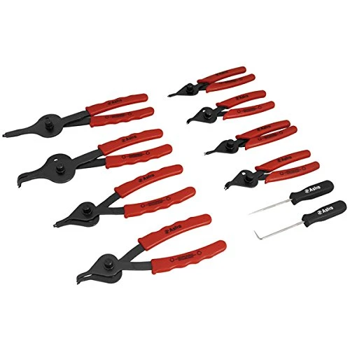 Astro Pneumatic Snap Ring Pliers Set with 10 Pieces and Vinyl Handles (9401) — product image 2