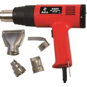 Astro Pneumatic Dual Temperature Heat Gun Kit with Multiple Nozzles (9425)