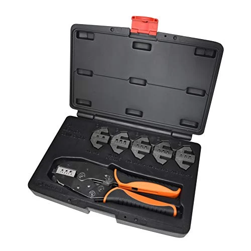 Astro Pneumatic 6 Piece Professional Deutsch Ratcheting Crimping Tool Set (9479)