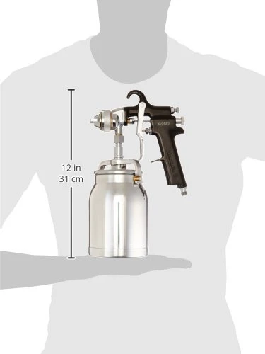 Astro Pneumatic Spray Gun with Cup, 1.8mm Nozzle (AS8S) — product image 3