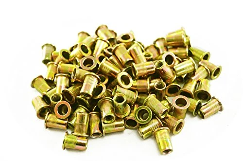 Astro Pneumatic 100 Piece M6 6mm Steel Rivet Nuts Zinc Plated Set (RN6M)