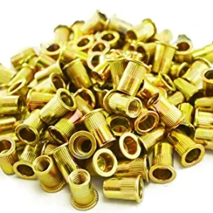 Astro Pneumatic 100 Piece M8 8mm Zinc Plated Knurled Steel Rivet Nuts (RN8M)