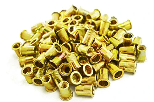 Astro Pneumatic 100 Piece M8 8mm Zinc Plated Knurled Steel Rivet Nuts (RN8M)