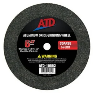 ATD Tools 10552 Replacement 6" Coarse Grit Grinding Wheel