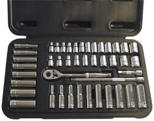 ATD Tools 1200 SAE/Metric 1/4 Dr. Socket Set, 44 pc