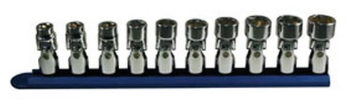 ATD Tools 1250 3/8 Dr. Metric 6-point Flex Socket Set, 10 pc.