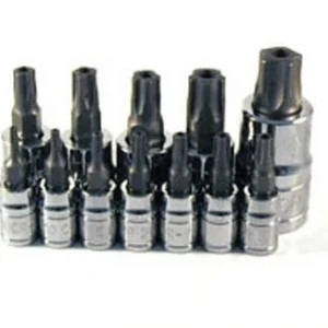 ATD Tools 13778 5-lobe Tamper-resistant Star Plus Bit Socket Set, 12 pc.