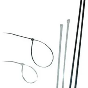 ATD Tools 20408 8" Black UV Stabilized Nylon Cable Ties, 100 pc.