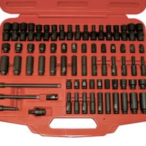 ATD Tools 2271 1/4 Dr. Sae & Metric Impact Socket Set, 71 Pc.