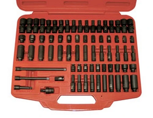 ATD Tools 2271 1/4 Dr. Sae & Metric Impact Socket Set, 71 Pc.