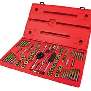 ATD Tools 276 Machine Screw, Fractional & Metric Tap & Die Set, 76 pc.